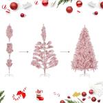 Kunstkerstboom 180 cm, kunstdennenboom met handschoenen en metalen standaard, kerstbomen als kerstdecoratie voor binnen