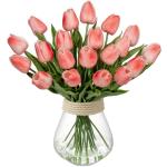 20 stuks tulpen kunstbloemen echte touch latex tulp bloemen decoratie kunstplant lengte 34 cm voor thuis kamer bruiloftsboeket party bloemstuk