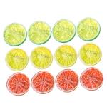 45 STK Nachahmung Einer Zitronenscheibe Realistische Zitronenscheiben Fotografie Obstscheiben Gefälschter Zitronenblock Simulation Von Fruchtscheiben Obstscheiben Prop PVC