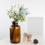 Unechte Blumen 12 stück Hortensien Kunstblumen Blumen Gelb Deko Geeignet für Blumenarrangements Hausgarten Partydekorationen Hochzeiten Tafelaufsätze 1810