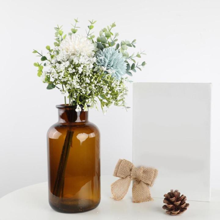 Unechte Blumen 12 stück Hortensien Kunstblumen Blumen Gelb Deko Geeignet für Blumenarrangements Hausgarten Partydekorationen Hochzeiten Tafelaufsätze 1810