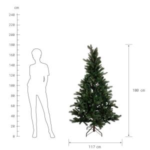 Weihnachtsbaum Grün 180 cm| künstlicher Christbaum Tannenbaum -Tree of The Month- Christmas Tree Weihnachtsdeko | Kunsttannenbaum Dekoration für Advent und Weihnachten