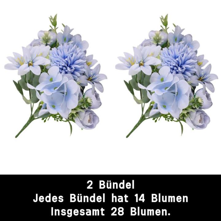 Kunstboeket, kunstbloemen zoals echte bloemen, , hortensia, bloemstukken, decoratie, kernstuk, bruiloft, boeket 1018