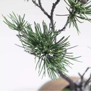Künstlicher Bonsai-Baum Chinesischen Stil Simulation Einladende Kiefer Kleine Bonsai Dekoration Keramik Vase Set Anlage Desktop Dekoration Gefälschte Kiefer Künstliche Bäume Pf