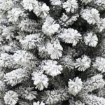 Weihnachtsbaum Royal Super Dicker Kiefer Grün Schnee Basis Kreuz Eisen Faltbar Hohe Qualität Zweige mit Schnee Einfache Montage Öffnung Regenschirm (210cm)