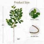 Set van 3 , ficus, , , takken, stammen, bladeren voor vazenvulling, thuis, bruiloft, kantoor, decoratie, keukendecoratie, tafeldecoratie, bruiloft