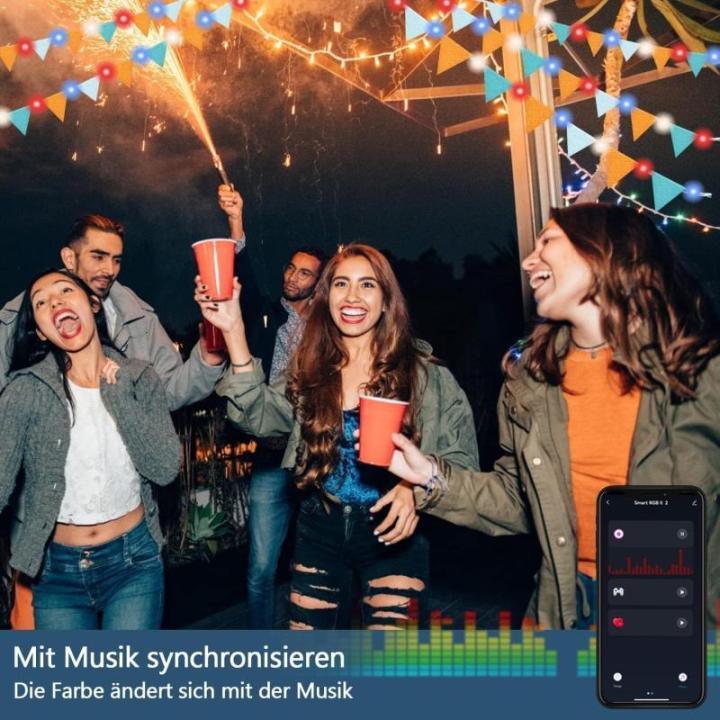 Smart lichtketting 40 m 400 LED kerstboom - app-gestuurde verlichting voor Kerstmis met 16 miljoen RGB-kleuren LED-lampjes