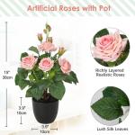 Kunstbloemen, rozenstruik, , kunstrozen in pot, rozenstruik, decoratie, woonkamer, balkon, terras, tuin, bruiloft