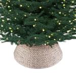 Model 2 Kerstboomkraag/rok van zeegras voor bedekking van kerstboomstandaard, in natuurlijke kleur, diameter 60 cm, mand