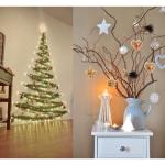 6 kerstboom decoraties houten, 3D kerstdecoratie kerstboom, kerstboomdecoratie met hangtafels van hout,kerstboom decoratie voor het decoreren van kerstboom,DIY Xmas Party Supplies