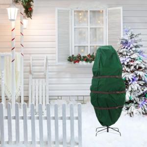 Aufrechte Weihnachtsbaum-Aufbewahrungstasche, Behälter, dekorative Weihnachtsbaum-Abdeckung mit Reißverschluss für den Innenbereich, Weihnachtsbaum, M