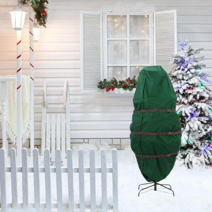 Aufrechte Weihnachtsbaum-Aufbewahrungstasche, Behälter, dekorative Weihnachtsbaum-Abdeckung mit Reißverschluss für den Innenbereich, Weihnachtsbaum, M