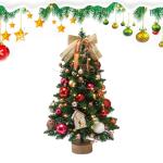 Christmas Tree Miniature, Small Artificial Christmas Tree, Tabletop Christmas Tree, Christmas Tree Ornaments, Miniature Christmas Tree Decor, Holiday Tree for Tabletop, Christmas D