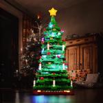 Ledverlichtingsset compatibel met Lego 40573 kerstboom (geen model), led-verlichtingsset voor kerstboom, creatief speelgoed, standaard versie