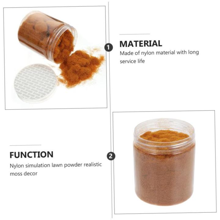 1 Moos Rasenpulver DIY Simulationsmoos Dekor Kunstrasen Pulver Nylon Fake Pflanzendekor DIY Rasenpulver Landschaftsverzierung Landschaftsdekor Zubehör Szenen Layout Dekor