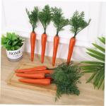 6 STK Künstliche Karotten Ostern-Karotten-stütze Osterparty Dekoration Foto-Requisiten Zu Ostern Karottendekor Zu Ostern Falsche Karotte Ornament Plastik Lebensmittel Gefälscht