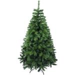 Kunstkerstboom extra gevuld met gecombineerde dubbele bladeren 150-240cm met metalen standaard (Groente, 150cm 418Tips)