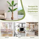 Bananenboom, kunstplant, kunstplant, banaan, 165 cm, grote kunstplant, bananenplant met 10 bladeren, kunstplant, plastic plant, decoratieve plant voor woonkamer, slaapkamer, kantoo
