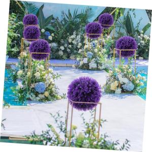 4 Stück Eukalyptus-grasball Künstliche Grünpflanzen-dekorationskugeln Decke Grasball Lavendel Formschnitt Ball Simulation Formschnittbälle Künstliche Zimmerpflanzen Plastik Vi