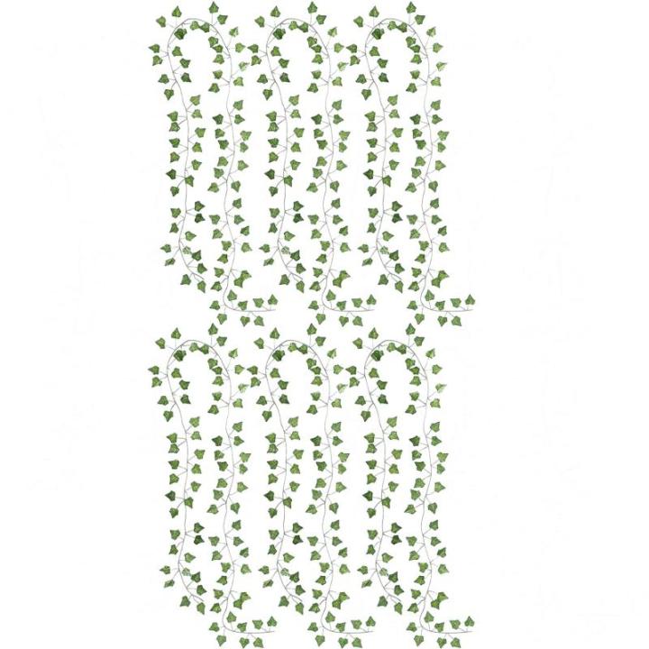 Ivy kunstmatige klimop slinger wanddecoratie 19732, grootte: 12,6 m