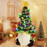 Zwerg-Weihnachtsbaum – Zwerg-Weihnachtsbäume, kleine Weihnachtswichtel, Dekoration, Weihnachtsdekoration, für Tisch, Zuhause, Zimmer, Tisch, Kamin, Büros, Halloween, Thanksgiv