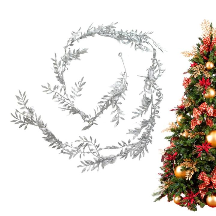 Blattband | Glitzernde Kunstblätter Wandreben - Künstliche Kränze, dekorative Ranken für Weihnachtsfoto-Dekorations-Requisiten