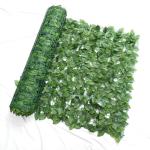 Kunstmatige bladomheining klimop haagmuur buiten nepplanten groen blad privacy hek panelen voor huis tuin tuin balkon decoratie 50 x 300 cm ideaal voor privacy en decoratie met rea