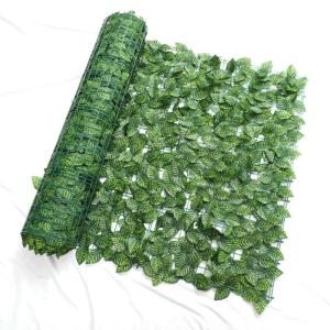 Kunstmatige bladomheining klimop haagmuur buiten nepplanten groen blad privacy hek panelen voor huis tuin tuin balkon decoratie 50 x 300 cm ideaal voor privacy en decoratie met rea