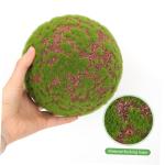 Simulierter Moosball kunstpflanze kunstplflanze künstliches moos Pflegeleichter Moosball raumdeko moosbedeckter Ball hängende Bälle dekorative Mooskugel Hochzeit moosig Beflocku