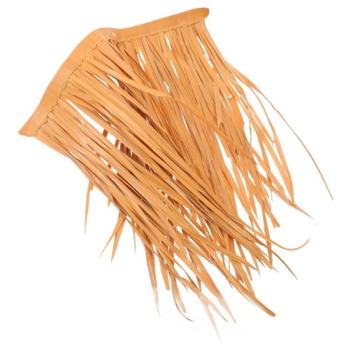2 Stück Stroh Dekoration Rasen Dekor Simulierte Strohmatte Dekoratives Strohdach Strohdach Gartendekoration Lebensechte Stroh Simulation Stroh Ornament DIY Künstliches