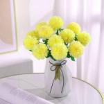 Kunsthortensia bloemen, 12 stuks, , chrysant, , herfstzijden bloemen, kunsthortensiabloemen voor bruiloftsdecoratie, woondecoratie,