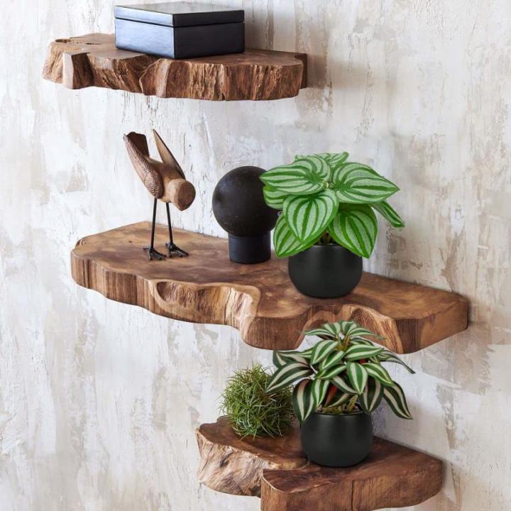 Set van 3 als echte kunstkamerplanten, decoratieve planten voor woonkamer, badkamer, hoogte ca. 15 cm, in zwarte keramische pot