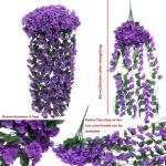 Wisteria Wijnstok Zijde Bloem - Blauweregen Blauweregen Wijnstok Guirlande Planten voor Bruiloft Decoraties Tuin Thuis Buitendecoratie Party Decor Nep Bloem