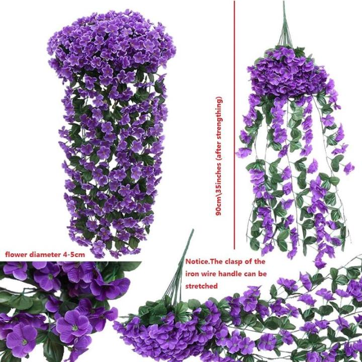 Wisteria Wijnstok Zijde Bloem - Blauweregen Blauweregen Wijnstok Guirlande Planten voor Bruiloft Decoraties Tuin Thuis Buitendecoratie Party Decor Nep Bloem
