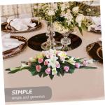 12 Stück Kunststoff-designschale, Rechteckige Kunststoff-blumenarrangement-Basis Für Tafelaufsatz, Dekoration Für Frische Und Künstliche Blumen, Hochzeiten Und Veranstaltungen