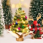 Kerstboom met verlichting 60 cm lichtketting kerstboom mini kerstboom kunstmatige kerstboom kerstdecoratie tafel kerstboom kerstcadeaus