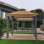 Künstliches Strohdach, Synthetisches Strohdach, Künstliches Strohschuppendach, Simulation Strohdach, Künstliche Mexikanische Strohrolle, Falsches Stroh Für Garten Pergola Bar P