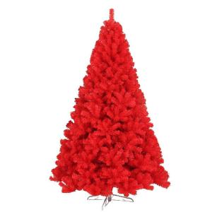 5 Fuß Blauer Weihnachtsbaum, Weihnachtskiefer mit Metallständer, großer künstlicher Weihnachtsbaum für draußen und drinnen, Feiertags-Weihnachtsbaum (grün 1,8 m) zum Gedenkt
