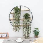 2 stks Nep Hangende Planten Nep Ingemaakte Eucalyptus Groen Planten Kleine Faux Planten Voor Indoor Outdoor Plank Muur Decor