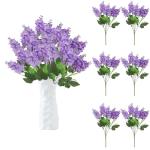 Boeket van , 35 cm, hyacint, boeket met lange steel, kunsthyacint bloemen voor thuis, tuin, bruiloft, tafel, decoratie, 1408