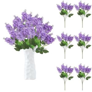 Boeket van , 35 cm, hyacint, boeket met lange steel, kunsthyacint bloemen voor thuis, tuin, bruiloft, tafel, decoratie, 1408