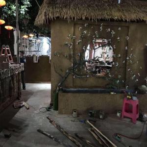 Große Synthetische Strohabdeckung, Strohdach Aus Synthetischem Material, DIY-Dach Aus Stroh Für Den Garten, Synthetisches Strohdach, Tiki-Bar-Dach, Stroh-Tiki-Bar-Dekorationen(Ye