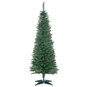 kerstboom 1.5 m dennenboom kunstden 294 takken demontabel PVC groen ∅46 x 150 cm