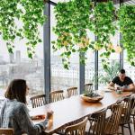 Kunsthangplanten, 3 stuks, 100 cm lange kunsthangplant, bruiloftsdecoratie, kunstklimop, wijnstokken voor muur, huis, kamer, indoor, outdoor decoratie (Lvluo)