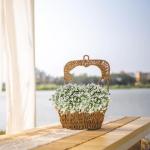 als echt 16 stuks Gypsophila  kunsttak boeketten voor bruiloft party home decoratie 1401