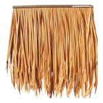 Palm Thatch Roll Künstliche Stroh Kunststoff Künstliche Pvc Holzhaus Pavillon Fake Stroh Natürliche Dachdekoration Feuerfest Und Flammenhemmend Thatch Roll 50x50cm/pcs(Farbe:gel