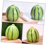 1 Satz Künstliche Früchte Kunstobst Spielzeug Für Kinder Grün Essen Simulation Künstlicher Früchte Mini-Modell Mit Künstlichen Wassermelonen Dekor Aus Künstlichen Früchten