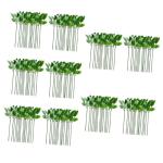 200 STK Rosenstiel künstliche blüten Artificial Rosenblumenstiel Bouquet Flowers Kunstblätter Rosenblumendraht künstliche Rosen bastelt Blumendraht DIY-Material Kunststoff