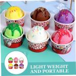 24 Stück Eiscreme Modell Gefälschte Eiskugeln Eiscreme Display Requisiten Eiscreme Kugeln Schaufenster Requisite Simulierte Eiscreme Kugeln Künstliche Eiscreme Kugeln