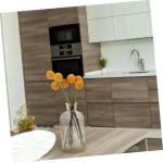 1stk Simulierte Kugelchrysantheme Künstliche Hortensien Chrysanthemensträuße Grünes Dekor Blumenstraußdekoration Zum Selbermachen Dekor Für Zu Hause Schmücken Orange Plastik
